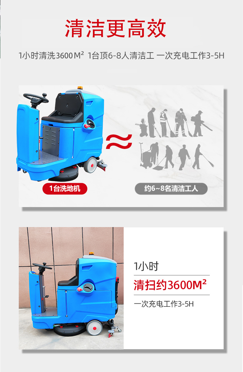 阜阳驾驶式洗地机更适合用在高铁站
